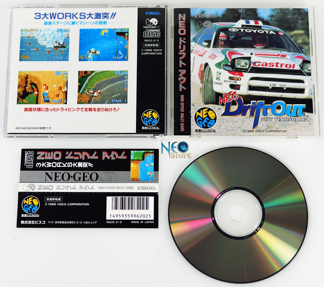 Neo Drift Out Japanese Neo-Geo CD