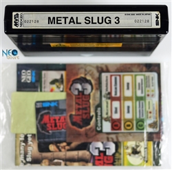 Metal Slug 3 English MVS cartridge (holographic)