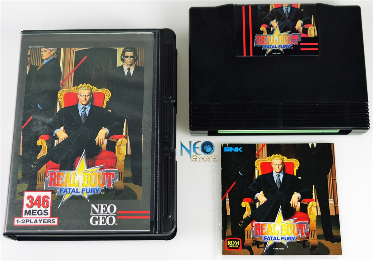 Neo Geo AES Console SNK All included & Rom Cartridge (FATAL FURY 2