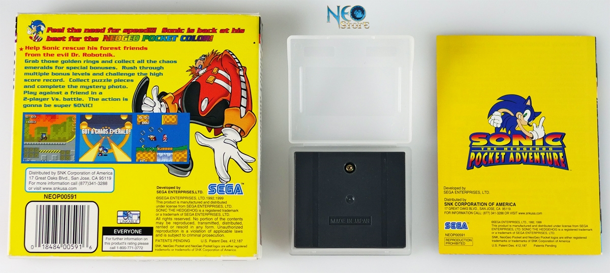 NeoStore.com - Sonic The Hedgehog Pocket Adventure (carton box 