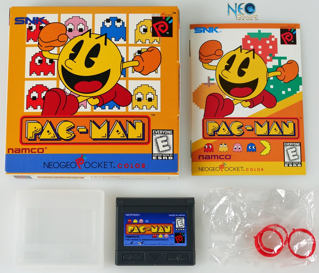 Vintage Neo-Geo NeoGeo Pocket Color PacMan Pac-Man Video Game Japan offers SNK Namco